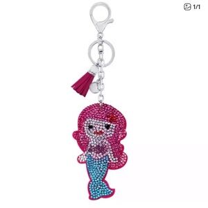 COMING SOON: Beaded Colorful Mermaid Keychain/ Bag Charm